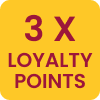 Offer : 3 x loyalty points